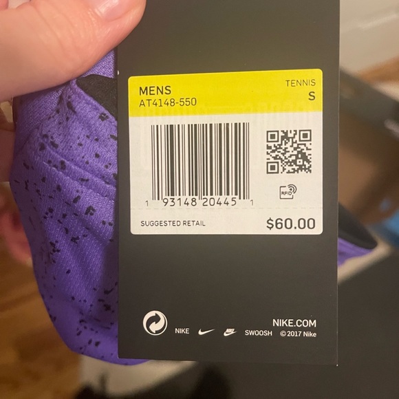 Nike Purple Tennis Short-Sleeve Polo - Picture 3 of 5